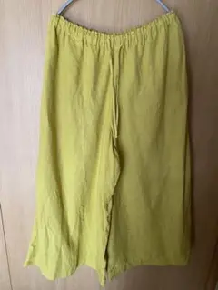 sea sew. シーソー　リネンパンツ　イエロー　日本製