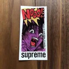 2021SS supreme ステッカー NOOO！