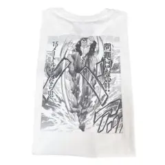バキ 烈海王 Tシャツ アニメ ホワイト 15Mまでなら‼︎問題はない‼︎