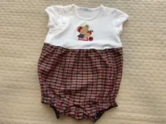 【新品未使用】定価14300円　ファミリア　袖付ロンパス　ロンパース　60cm