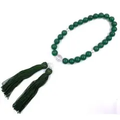 レディース お数珠・念珠・寿珠 女性用 アベンチュリン8mm 略式念珠J-005