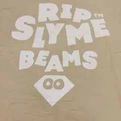 RIP SLYME BEAMS ロゴTシャツ ベージュ Sサイズ