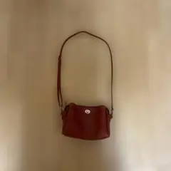 茶色レザーショルダーバッグ(Honeys)
