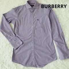 BURBERRY BLACK LABEL チェック柄 長袖シャツ 38