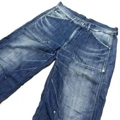 34 日本製 雰囲気◎ 45rpm デニム ベイカー ワーク パンツ ペインター