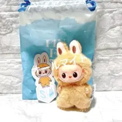 PIN FOR LOVE ラブブ ぬいぐるみペンダント アルファベット S