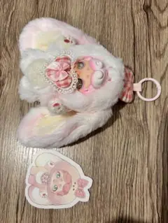 おやすみうさぎ 白ピンクちゃん オイル目
