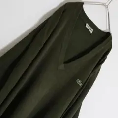 EX ChemiseLacoste 70s~ ニット グリーン スペイン製 XL