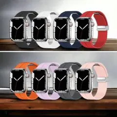44mm 時計バンド AppleWatch ベルト バックル付き