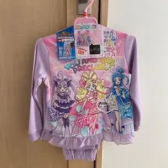 アイドルプリキュア　光るパジャマ　長袖　110cm パープル