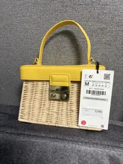 ZARA2wayカゴショルダーハンドバッグ 未使用