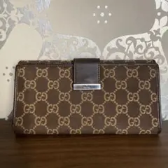 GUCCI キャンバス 長財布