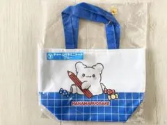 一番くじ　はなまるおばけ　⑦チャーム付きミニトート　ブルー
