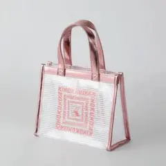 《限定》紀ノ国屋　ミニクリアバッグ　ミニバッグ　ローズピンク　紀伊國屋　紀伊国屋