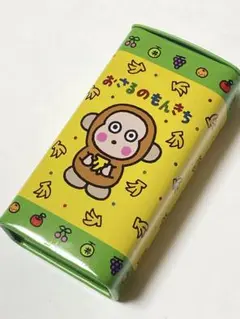 レトロ　サンリオ　おさるのもんきち　キャンディ缶　ファンシー小物入れ