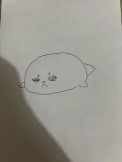 アザラシの手描きイラスト