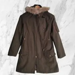 Shuca シュカ レディース コート ジャケット フード たぬきファー M