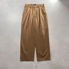 90s ポロラルフローレン ポロチノ ツータック スラックス チノパン パンツ