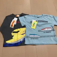 新品　プラレール長袖Tシャツ とTシャツの2枚セット 90サイズ