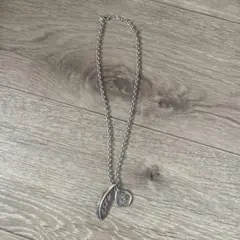 シルバー925 フェザーネックレス