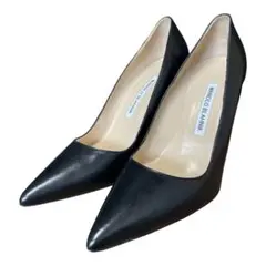 【ほぼ未使用】マノロブラニク MANOLO BLAHNIK 本革レザー 35.5
