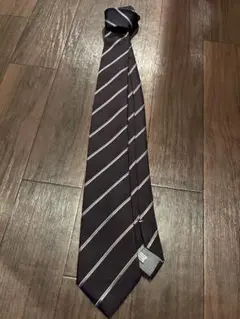 Dior ダークパープルストライプ ネクタイ