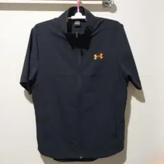 Under Armour ブラック 半袖 ジップアップ L