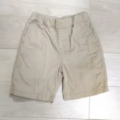 ユニクロ 110 イージーショートパンツ ベージュ