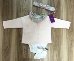 Jacadi ベビー服6m 女の子　カーディガンその他セット