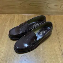 ハルタ 茶色 ローファー