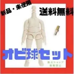 【限定】 オビツボディ ナチュラル マグネット付き 虫ゴム付き オビ球