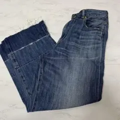 AZUL ワイドデニムパンツ　L