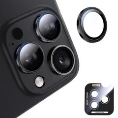 カメラフィルム iphone14pro /14Pro Max ブラック 2枚