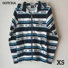 美品『GACHA』ガッチャ　ボーダーパーカー　 サーフウェア　XS