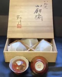 九谷焼　秋月造　八角花型皿　中皿　5枚セット 九谷焼 秋月造 八角花型皿 中皿 5枚セット 皿