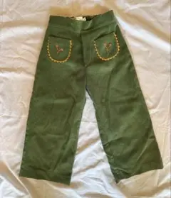 Birinit Petit オリーブ　ゴーデュロイパンツ 3y