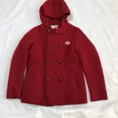 ダントン ウールモッサダブルコート 赤 Sサイズ