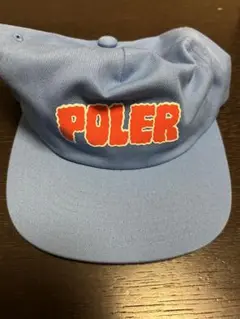 POLER スナップバックキャップ 青
