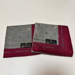 PAOLO GUCCI DESIGN ハンカチ（スカーフ）2枚セット