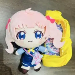 ひみつのアイプリ　青空ひまり　ぬいぐるみ　ポーチ　黄色　モーリーファンタジー