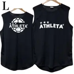 ✨良品✨ ATHLETA アスレタ ノースリーブ タンクトップ デカロゴ L