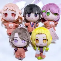 うたごえはミルフィーユ うたミル ふぁぶぬい ぬいぐるみ マスコット 5点セット