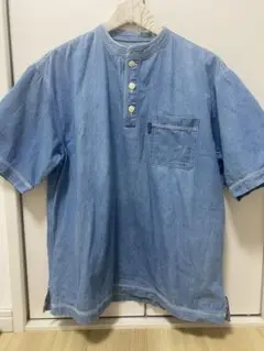 PRACT STUDIO デニムシャツ　プルオーバー　古着
