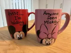 ディズニー　ミッキー・ミニー マグカップセット