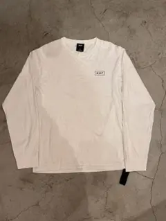 HUF バラグラフィック 長袖カットソー ホワイト　サイズM