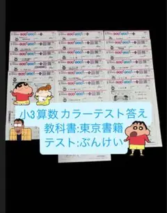 こたえ・てびきシート 3年生 国語 1年分 小学3年生 国語 カラーテスト てびきシート 1年間分