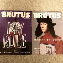 BRUTUS back number 12冊セット　ファッション特集のみ BRUTUS back number 12冊セットファッション特集のみ