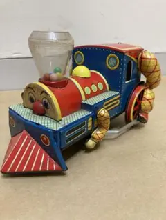 ブリキ　機関車　列車　電車　トーマス 風？　昭和レトロ　ビンテージ 2025年最新】機関車 ブリキ トーマスの人気アイテム - メルカリ