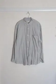 【今期販売なし希少】ストライプKHADI カディコットン　コモリシャツ KHADIコットン コモリシャツ ストライプSize2