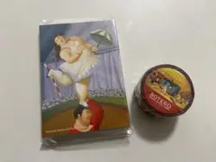 ボテロ展 サーカス マスキングテープ パタパタメモ帳セット